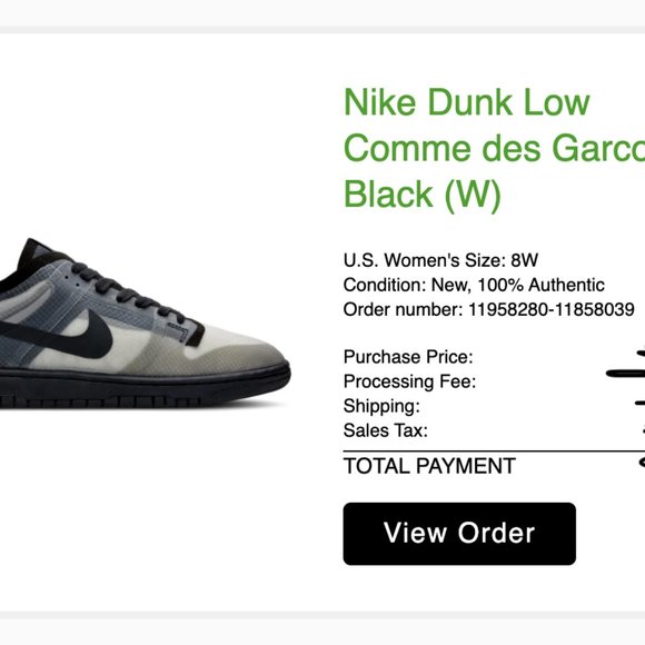 Comme des Garcon x Nike Low Dunks - Picture 7 of 7